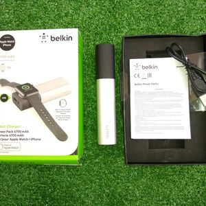 Belkin Valet Charger 6700 mAh Power Battery Pack Apple iPhone/iWatch/Universal